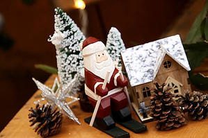 可愛らしいクリスマス飾り