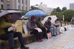12/25 滋賀県庁前すわりこみをしました♪ 第373回