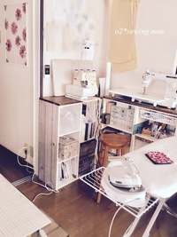 ミシン糸がピッタリ収まる 無印の小物収納ボックス O2 Sewing Note ミシン糸がピッタリ収まる 無印の小物収納ボックス O2 Sewing Note