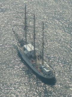 1997年 登檣礼（SAIL OSAKA'97 大阪南港にて） : 帆船「あこがれ