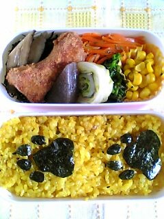 高野豆腐の味噌カツ～わんこ弁当～４月１５日のお弁当_a0004863_23509.jpg