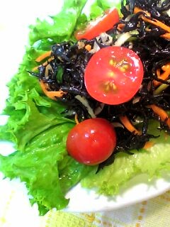 芽ひじきのサラダ 5月11日の夕食より_a0004863_02533.jpg