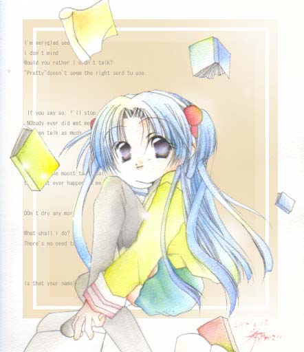 100番キリイラスト Clannad一ノ瀬ことみ Primary Time 100番キリイラスト Clannad一ノ瀬ことみ Primary Time