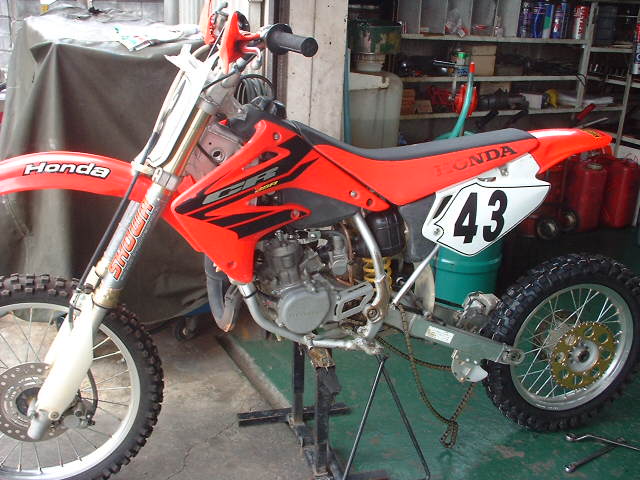 とりあえず・・・とうちゃんのバイク完成_b0007835_2042445.jpg
