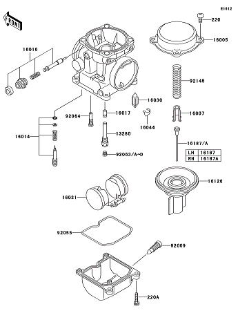 ｗ６５０ キャブセッティング １ ワッシャ一枚挿入 カワサキw650 整備日誌