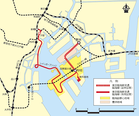 ゆりかもめ の延伸計画 まちづくりブログ