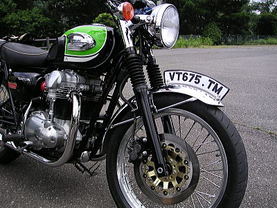 いろんなW650 1、ペイントタンク(ライムグリーン×黒 いろんなW650 1、ペイントタンク(ライムグリーン×黒