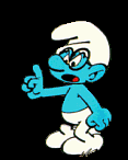 韓国の地下鉄に スマ-プ(The Smurfs) が!?_c0011078_18563958.gif