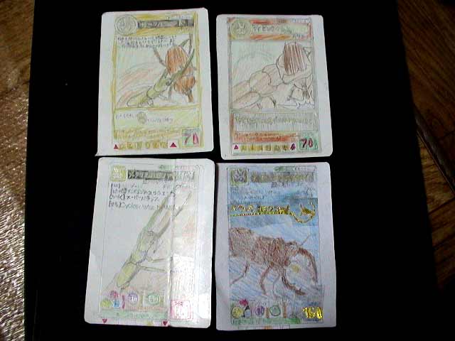 自作ムシキングカード 小さなつづら 自作ムシキングカード 小さなつづら