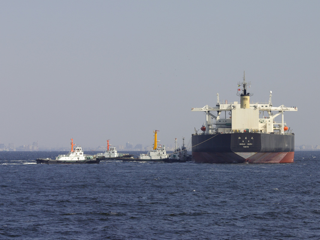 出光タンカー　オルフェウスオーキッド　船長印　オルフェスオーキッド　宗像海運 大型タンカー「NAVE ELECTRON」Sea Trialで、今治造船西条工場