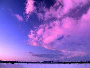 紫の雲 壁紙自然派