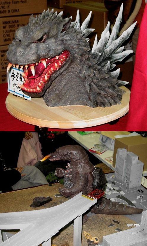 豪華 ゴジラ GODZILLA ゴジヘッド組立済 （ゴジラ_NANKOKU FACTORY 特撮