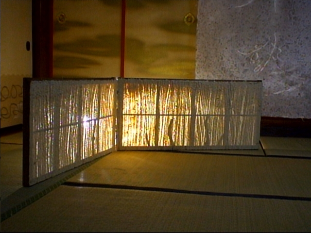 古建具を利用した枕屏風 : いまだて遊作塾実行委員会通信