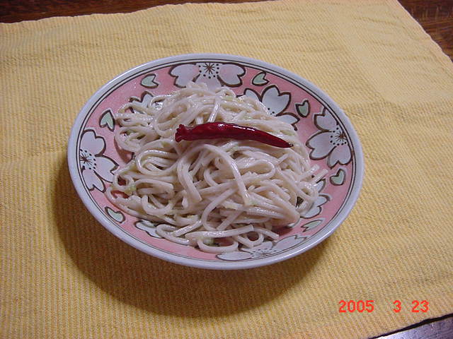 ３．２３(水)　手抜き（麺）料理_d0002626_13104810.jpg