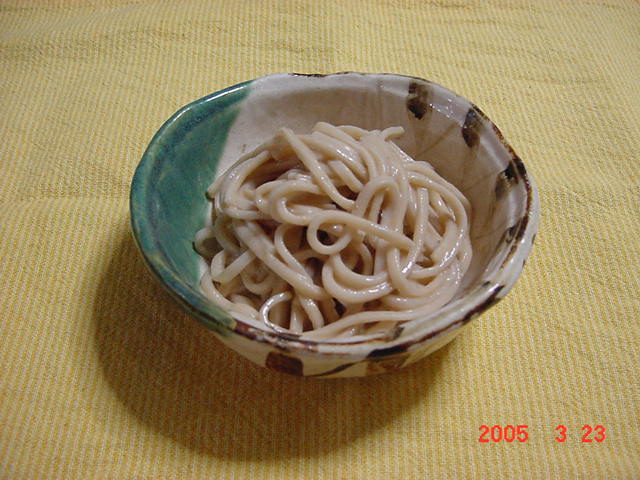 ３．２３(水)　手抜き（麺）料理_d0002626_1311139.jpg