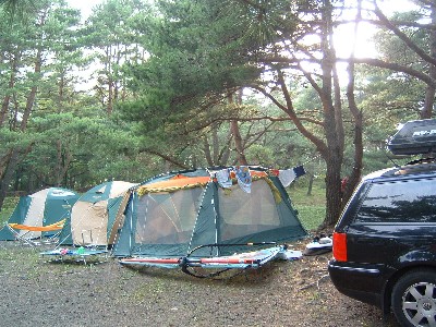 2度目のキャンプは本栖湖キャンプ場_a0038328_0454093.jpg
