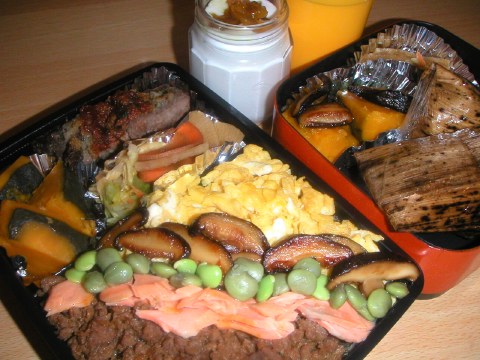今日の朝弁&昼弁当_b0033423_747518.jpg