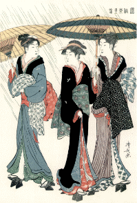 大錦浮世絵美人名作選13 鳥居清長 北廓雪之朝 風俗