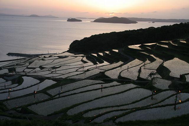 長崎県福島町『土谷棚田』の火祭り_b0044567_1463466.jpg