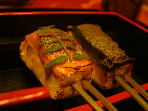 「京都旅行 菊乃井で夕食 いよいよお料理写真」_a0000029_13552455.jpg