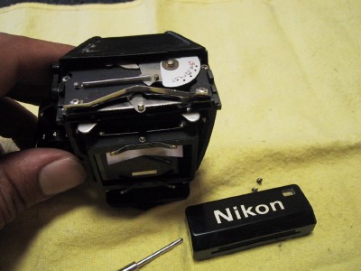 ニコンF2フォトミックファインダーの露出計(DP-1)の修理 : （別館
