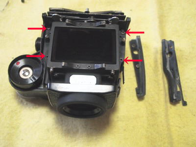 ニコンF2フォトミックファインダーの露出計(DP-1)の修理 ニコンF2フォトミックファインダーの露出計(DP-1)の修理