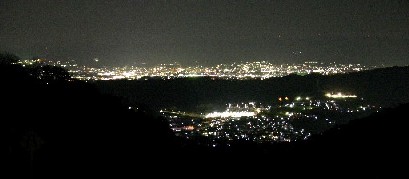 暗峠から見た夜景_b0067283_1065040.jpg