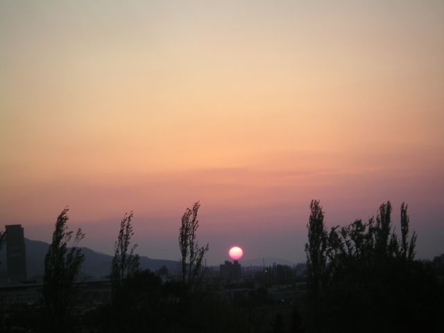 今日の夕日_c0025115_19164784.jpg