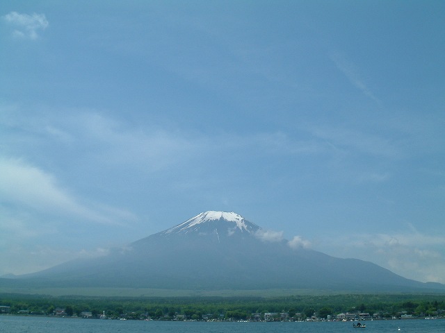 山中湖から見た富士山_b0070657_1602789.jpg