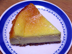 生クリームなしチーズケーキ Yukiki Weblog