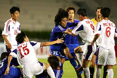 日本代表Ｗ杯予選突破 0608vs北朝鮮_b0034876_20494652.jpg