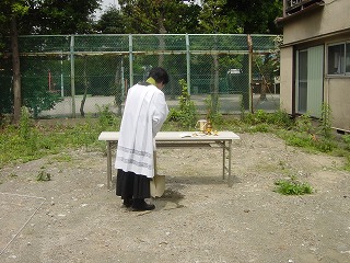 キリスト教の起工式 地鎮祭 中里のひとり言