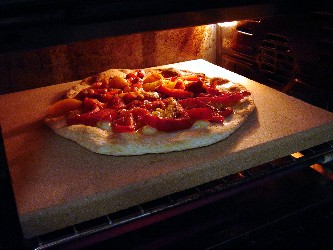 pizza stoneコカでデビュー♪_c0041960_13521129.jpg