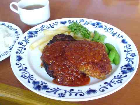 アンナミラーズのハンバーグステーキ＆チキンカツ食べた！ヽ(´ー｀)ﾉ_b0040692_21472153.jpg