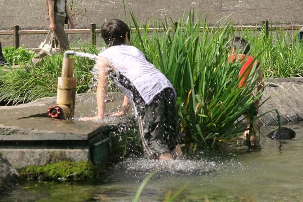 水遊びー年齢と共に変化するようですね。_b0047206_1763442.jpg