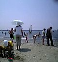 くうママファミリーと海遊び中～_b0008655_11385199.jpg
