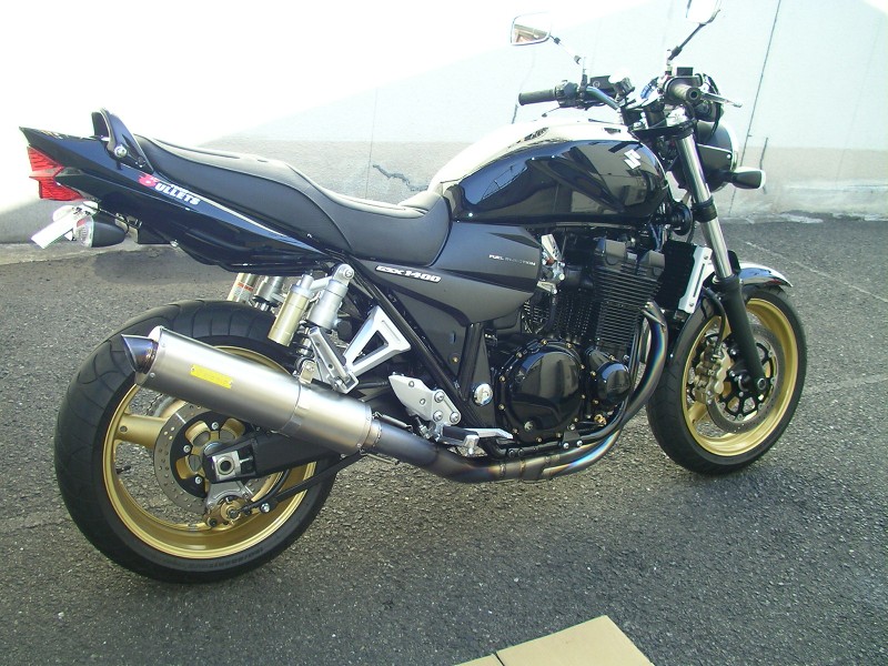 ついに念願のBITO R&Dチタン装着 : wakaban's GSX1400 blog