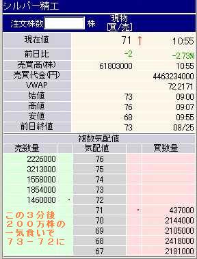 ☆８／２６（金）　　注文取消しの連続_e0011202_1305391.jpg