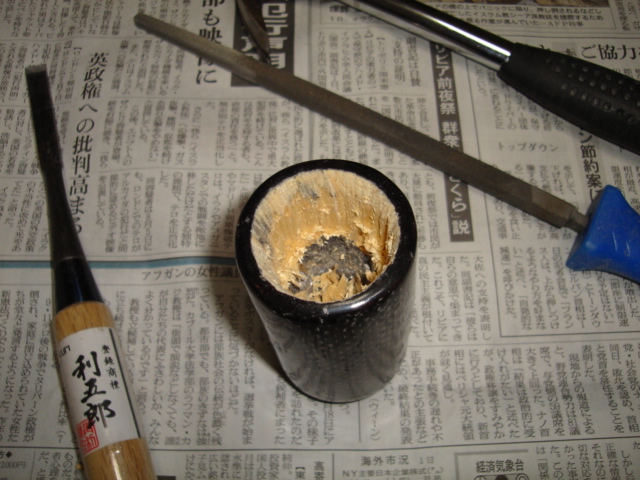 シフトノブ改造_e0003660_22282790.jpg