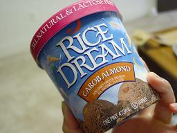 Rice dream ice cream : カリフォルニアのごはん