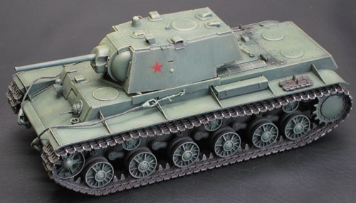 トランペッター　KV-1　は楽しいプラモです。_e0038858_1746333.jpg