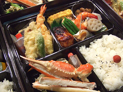 「蟹入りで」と、ご指定のお弁当（レシピ付）_d0028602_14544418.jpg