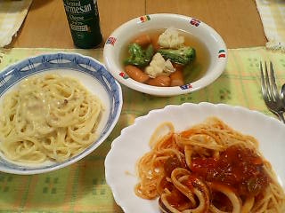 2色パスタ♪_c0028468_20245470.jpg