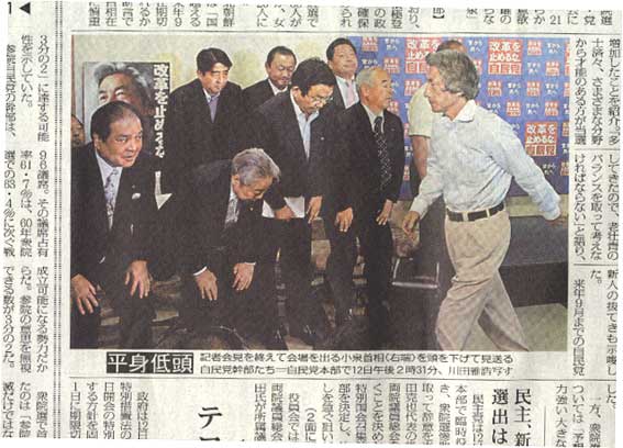 お辞儀の仕方 Push Pull