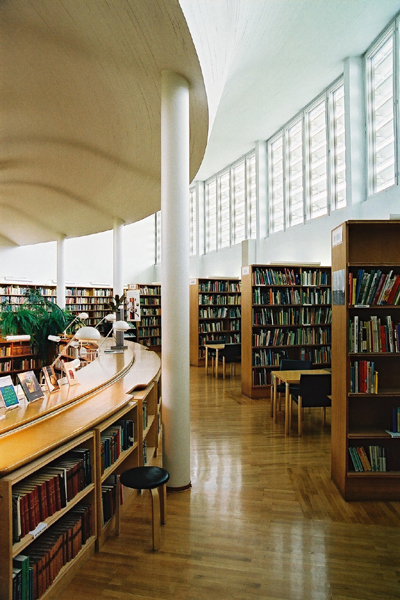 セイナヨキの図書館  Library in Seinajoki  1960~65  A.AALTO / Seinajoki Finland  No.15/24_c0044801_9401839.jpg