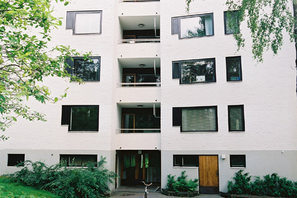 タピオラの集合住宅  Apartment Blocks in Tapiola  1962~64  A.AALTO / Tapiola Finland  No.8/10_c0044801_10272373.jpg