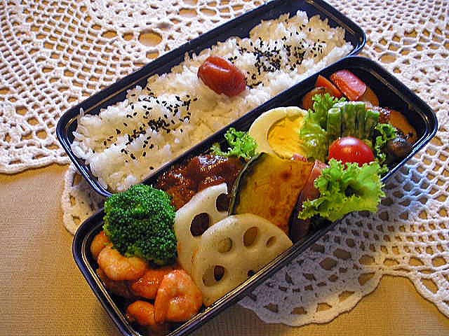 エビのケチャマヨ炒め弁当_c0047828_792718.jpg