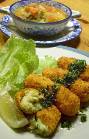たらコロッケ ばーさんがじーさんに作る食卓