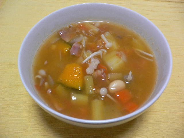 お野菜たっぷりミネストローネ♪_c0029849_2144289.jpg