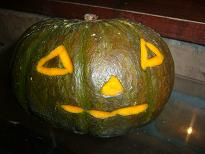 カボチャ　南瓜　Ｊａｃｋ－ｏ’－ｌａｎｔｅｒｎ　ﾍ(ﾟдﾟﾍ))))))～_c0015882_064047.jpg